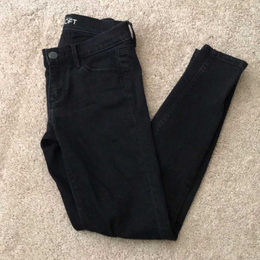 Ann Taylor Loft black jeans- 24-00